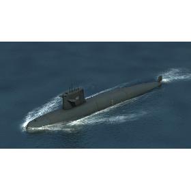 3D Type091 Han SSN Submarine